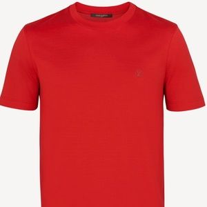 Brand new Louis Vuitton bright red shirt size xl